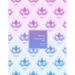 Maths Grid Book: 1cm size graph paper grid book for students or Mathematician Pink and purple flower pattern for teenage girls