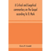 A critical and exegetical commentary on the Gospel according to St. Mark