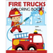 Fire Trucks Coloring Book: With Bonus Activity Pages