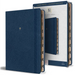KJV Holy Bible, Large Print Handy Size Format, Blue Premium Imitation Leather with Ribbon Marker, Red Letter, Thumb Index
