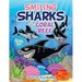 Smiling Sharks of the Coral Reef Coloring Book