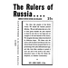 The Rulers Of Russia