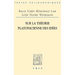 Sur La Theorie Platonicienne Des Idees