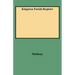 Kingston Parish Register