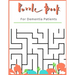 Puzzle Book for Dementia Patients: For Adults With Dementia - 50 Puzzles - Paperback - Made In USA - Size 8.5x11