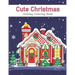 Cute Christmas Holiday Coloring Book: A Festive Coloring Book for Adults