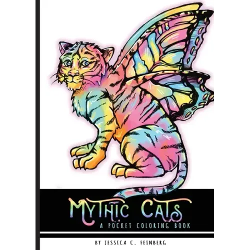 Mythic Cats Pocket Coloring Book