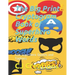 The Big Print Cryptogram Book of Superhero Words: 100 Superhero Quotes and Taglines