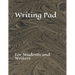 Writing Pad: For students and writers