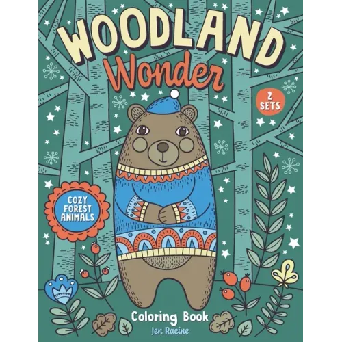 Woodland Wonder: Cozy Forest Animals Coloring Book
