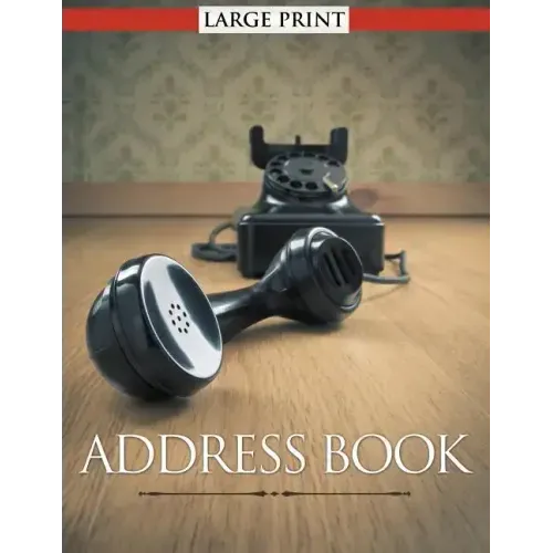 Address Book Large Print