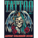 Tattoo: Adult Coloring Book Volume 1 A Coloring Book for Adults Relaxation with Awesome Modern Tattoo Designs such as Skulls, Hearts, Roses and More!