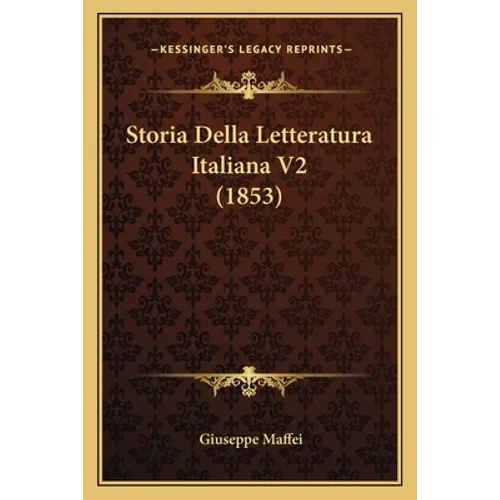 Storia Della Letteratura Italiana V2 (1853)
