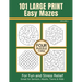 101 Large Print Easy Mazes for Fun and Stress Relief - Volume 1: Great for Seniors, Adults, Teens & Kids