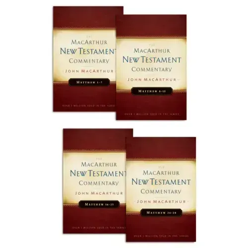 Matthew 1-28 MacArthur New Testament Commentary Four Volume Set
