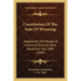 Constitution Of The State Of Wyoming: Adopted By The People At A General Election Held November 5th, 1889 (1889)