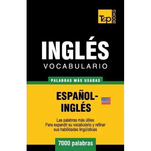 Vocabulario español-inglés americano - 7000 palabras más usadas