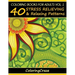 Coloring Books For Adults Volume 1: 40 Stress Relieving And Relaxing Patterns