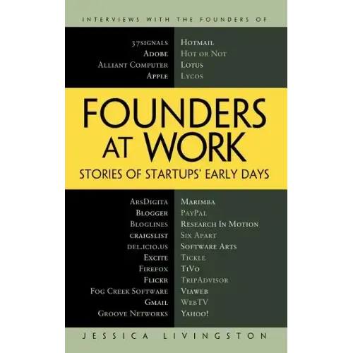 Founders at Work: Stories of Startups' Early Days