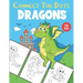 Dragons Connect The Dots For Kids: Unique Dot to Dot and Coloring Designs For Kids 4-8