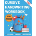 Cursive Handwriting Workbook for Teens: Cursive workbook for teens tweens & young