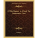 Of the Manner in Which the Persecutors Died
