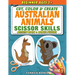 Australian Animals Scissor Skills: Cut, color and create. Educational Activity Book for Toddlers and Kids ages 3+