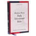 Nkjv, Matthew Henry Daily Devotional Bible, Hardcover, Red Letter, Thumb Indexed, Comfort Print: 366 Daily Devotions by Matthew Henry