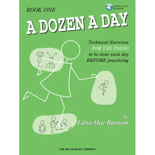 A Dozen a Day - Book 1 (Book/Online Audio)