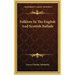 Folklore in the English and Scottish Ballads