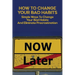 How To Change Your Bad Habits: Simple Ways To Change Your Bad Habits And Eliminate Procrastination: Productive Habits Meaning