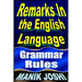 Remarks in the English Language: Grammar Rules
