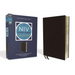 NIV Study Bible, Fully Revised Edition, Bonded Leather, Black, Red Letter, Comfort Print