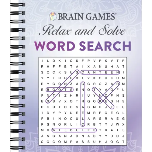 Brain Games - Relax and Solve: Word Search (Purple)