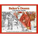 The Baker's Dozen Coloring Book: A Grayscale Adult Coloring Book and Children's Storybook Featuring a Christmas Legend of Saint Nicholas