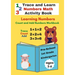 Trace and Learn Numbers Math Activity Book ages 3-6 Pre-School to 1st Grade