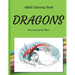 Adult Coloring Book Dragons