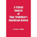 A Critical Analysis of Vijay Tendulkar's Ghashiram Kotwal
