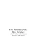 Lord Sananda Speaks: Holy Scripture