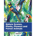 Nature Scenes, Plants, Flowers and Forest Animals Adult Coloring Books Landscapes Edition