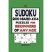 Sudoku 200 Hard 4x4 Puzzles For Beginners Of Any Age