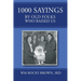 1000 Sayings by Old Folks Who Raised Us