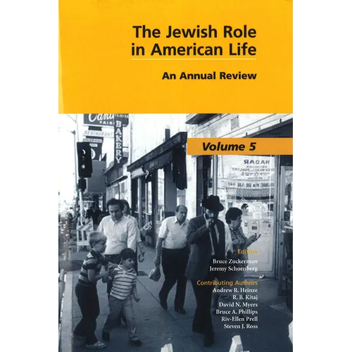 The Jewish Role in American Life: An Annual Review
