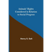 Animals' Rights Considered in Relation to Social Progress