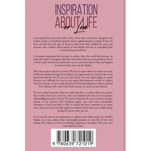 Inspiration About Life Or Love