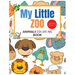 My Little Zoo: Animals Fun Coloring Book For Kids Ages 4-8
