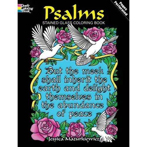 Psalms Stained Glass Coloring Book
