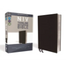 NIV, Thinline Reference Bible, Bonded Leather, Black, Red Letter Edition, Comfort Print