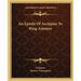An Epistle of Asclepius to King Ammon