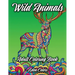 Wild Animals - Adult Coloring Book: Discover a Diverse Selection of Beautiful Animal Scenes with Flower Backgrounds. Detailed Coloring Pages